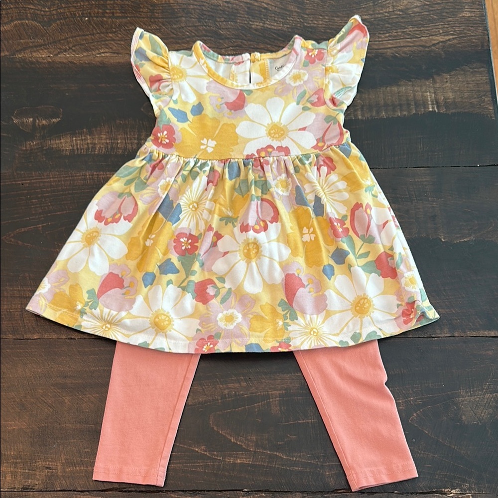 Cynthia Rowley Baby Girl Floral Top & Leggings